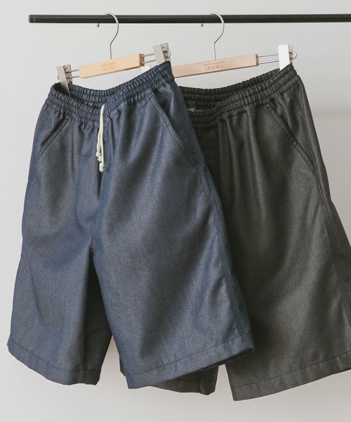 URBAN RESEARCH DOORS(アーバンリサーチドアーズ)の「『UR TECH WORKLUXE』デニムワイドショーツ(その他パンツ・メンズ・ブラック/インディゴブルー・MEDIUM/LARGE)」の20枚目の写真