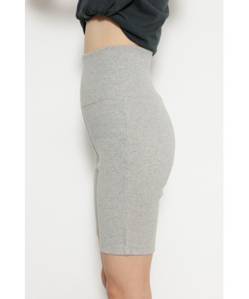 LAGUA GEM(ラグアジェム)の「CUT RIB バイカーパンツ(その他パンツ・レディース・ブラック/杢グレー・FREE)」の10枚目の写真