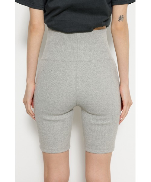 LAGUA GEM(ラグアジェム)の「CUT RIB バイカーパンツ(その他パンツ・レディース・ブラック/杢グレー・FREE)」の11枚目の写真