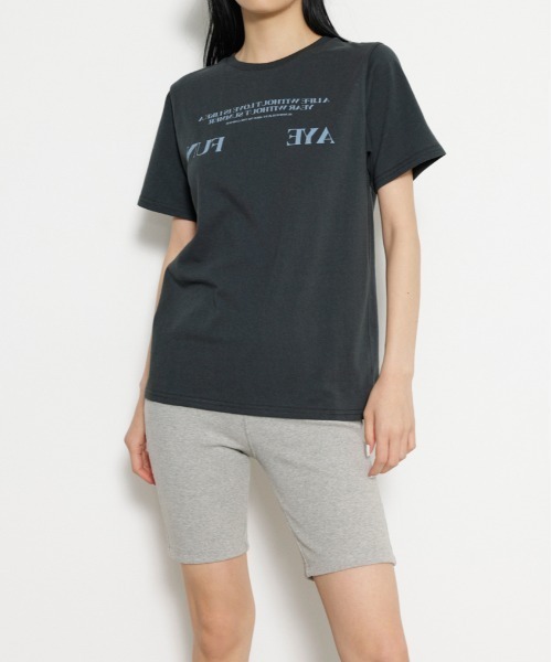 LAGUA GEM(ラグアジェム)の「CUT RIB バイカーパンツ(その他パンツ・レディース・ブラック/杢グレー・FREE)」の16枚目の写真