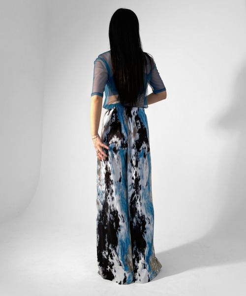 LVEU.(ラブユ.)の「【LVEU.】プチハイネックシースルートップス / トップス カットソー メッシュ シアー シースルー ハイネック 半袖 レイヤード ブラック グリーン ブルー パープル イエロー ZOZOTOWN限定カラー(Tシャツ/カットソー・レディース・グリーン/ブルー/イエロー/ブラック/パープル/グレー・FREE)」の22枚目の写真