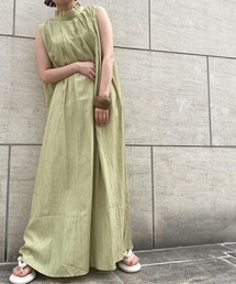 KBF | プチフリルスリーブレスワンピース(ワンピース)