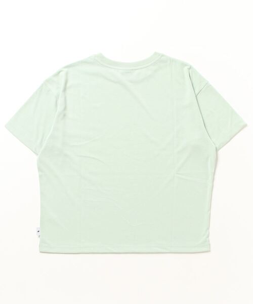 NEW BALANCE（ニューバランス）の「【別注】ニューバランス New Balance THE CITY リラックスショートスリーブ 限定コラボ（Tシャツ/カットソー・レディース・スモークピンク/アイボリー/グリーン・L/XL/M/S）」の4枚目の写真