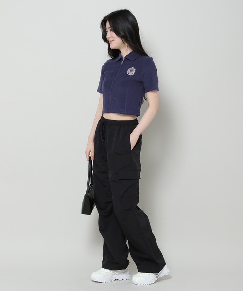 ALAND(エーランド)の「MAGPIE ROBIN/テリーZIP T 2965647(Tシャツ/カットソー・レディース・ライトグレー/ネイビー/ピンク・FREE)」の13枚目の写真