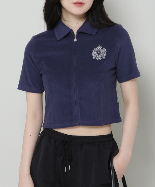 ALAND(エーランド)の「MAGPIE ROBIN/テリーZIP T 2965647(Tシャツ/カットソー・レディース・ライトグレー/ネイビー/ピンク・FREE)」の16枚目の写真
