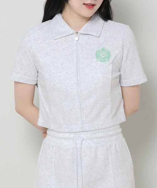 ALAND(エーランド)の「MAGPIE ROBIN/テリーZIP T 2965647(Tシャツ/カットソー・レディース・ライトグレー/ネイビー/ピンク・FREE)」の21枚目の写真
