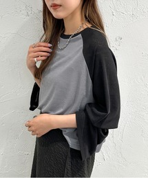apres jour mignon | スラブ調ラグランTシャツ【ZOZOTOWN限定アイテム】(Tシャツ/カットソー)