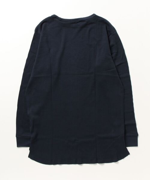 cuffne（カフネ）の「【cuffne(カフネ)】ワッフルロングクルーL/S Tee（Tシャツ/カットソー・メンズ・バーガンディー/ネイビー/グレイッシュベージュ・L/XL/M）」の5枚目の写真