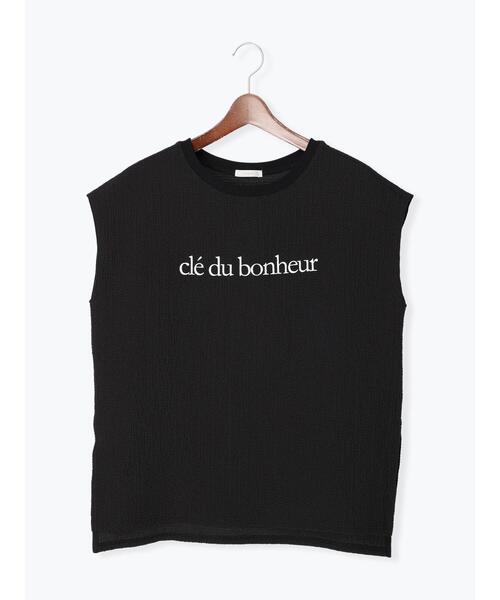 Te chichi（テチチ）の「ロゴプリント格子楊柳Tブラウス（シャツ/ブラウス・レディース・ブラウン/オフホワイト/ブラック・F）」の16枚目の写真