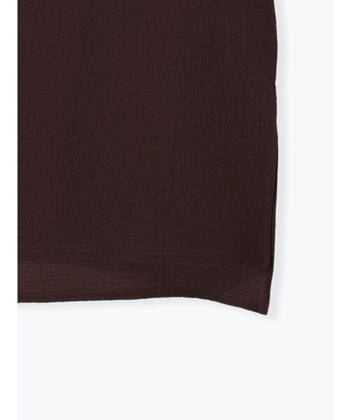 Te chichi（テチチ）の「ロゴプリント格子楊柳Tブラウス（シャツ/ブラウス・レディース・ブラウン/オフホワイト/ブラック・F）」の22枚目の写真