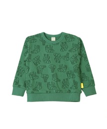 アニマルジャカード柄トレーナー