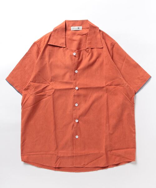 aimoha(アイモハ)の「aimoha menビッグシルエット半袖シャツ (SS)(シャツ/ブラウス・メンズ・グレー/ブルー/レッド・X-LARGE/LARGE/XX-LARGE)」の7枚目の写真
