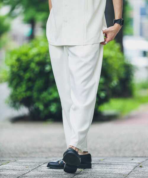 URBAN RESEARCH Sonny Label（アーバンリサーチサニーレーベル）の「『別注』BAEXFATE×Sonny Label　テックリネンイージーパンツ（その他パンツ・メンズ・チャコールグレー/ナチュラル/ブルー系その他・MEDIUM/LARGE）」の5枚目の写真