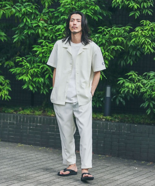 URBAN RESEARCH Sonny Label（アーバンリサーチサニーレーベル）の「『別注』BAEXFATE×Sonny Label　テックリネンイージーパンツ（その他パンツ・メンズ・チャコールグレー/ナチュラル/ブルー系その他・MEDIUM/LARGE）」の9枚目の写真