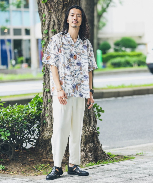 URBAN RESEARCH Sonny Label（アーバンリサーチサニーレーベル）の「『別注』BAEXFATE×Sonny Label　テックリネンイージーパンツ（その他パンツ・メンズ・チャコールグレー/ナチュラル/ブルー系その他・MEDIUM/LARGE）」の10枚目の写真