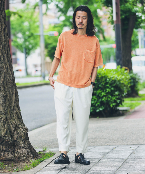 URBAN RESEARCH Sonny Label（アーバンリサーチサニーレーベル）の「『別注』BAEXFATE×Sonny Label　テックリネンイージーパンツ（その他パンツ・メンズ・チャコールグレー/ナチュラル/ブルー系その他・MEDIUM/LARGE）」の11枚目の写真