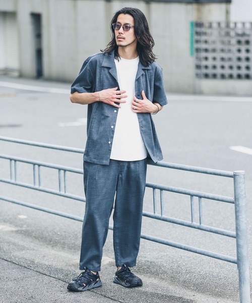 URBAN RESEARCH Sonny Label（アーバンリサーチサニーレーベル）の「『別注』BAEXFATE×Sonny Label　テックリネンイージーパンツ（その他パンツ・メンズ・チャコールグレー/ナチュラル/ブルー系その他・MEDIUM/LARGE）」の15枚目の写真