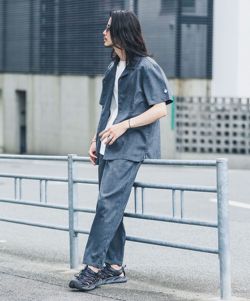 URBAN RESEARCH Sonny Label（アーバンリサーチサニーレーベル）の「『別注』BAEXFATE×Sonny Label　テックリネンイージーパンツ（その他パンツ・メンズ・チャコールグレー/ナチュラル/ブルー系その他・MEDIUM/LARGE）」の16枚目の写真