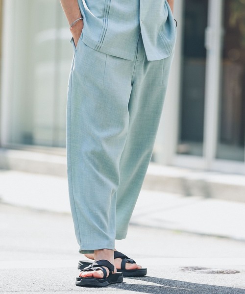 URBAN RESEARCH Sonny Label（アーバンリサーチサニーレーベル）の「『別注』BAEXFATE×Sonny Label　テックリネンイージーパンツ（その他パンツ・メンズ・チャコールグレー/ナチュラル/ブルー系その他・MEDIUM/LARGE）」の17枚目の写真