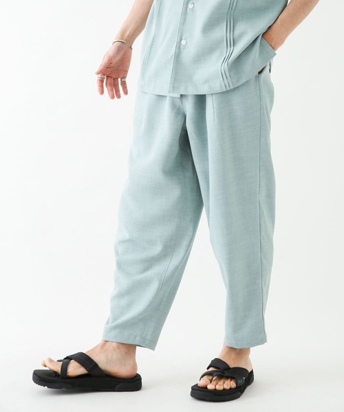 URBAN RESEARCH Sonny Label（アーバンリサーチサニーレーベル）の「『別注』BAEXFATE×Sonny Label　テックリネンイージーパンツ（その他パンツ・メンズ・チャコールグレー/ナチュラル/ブルー系その他・MEDIUM/LARGE）」の21枚目の写真