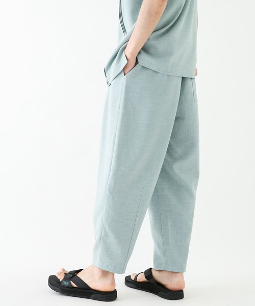 URBAN RESEARCH Sonny Label（アーバンリサーチサニーレーベル）の「『別注』BAEXFATE×Sonny Label　テックリネンイージーパンツ（その他パンツ・メンズ・チャコールグレー/ナチュラル/ブルー系その他・MEDIUM/LARGE）」の22枚目の写真
