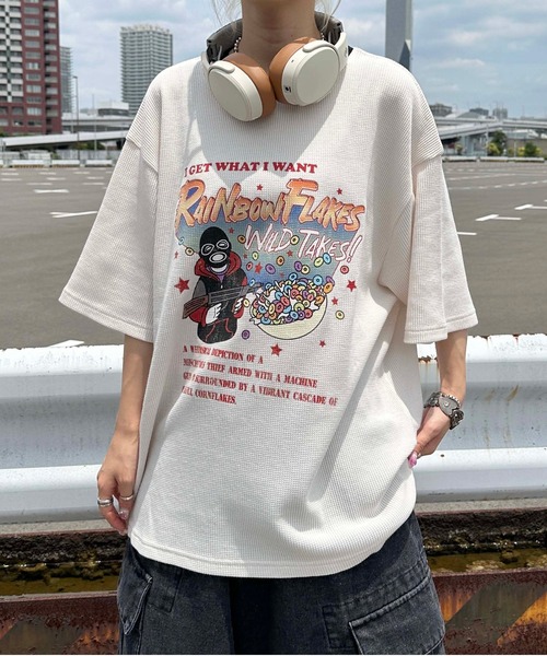 sedacle（セダクル）の「ワッフルリンガーTシャツ（Tシャツ/カットソー・メンズ・ブラック/ネイビー/アイボリー・MEDIUM/LARGE）」の2枚目の写真