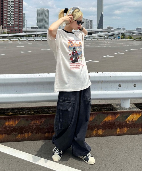 sedacle（セダクル）の「ワッフルリンガーTシャツ（Tシャツ/カットソー・メンズ・ブラック/ネイビー/アイボリー・MEDIUM/LARGE）」の8枚目の写真