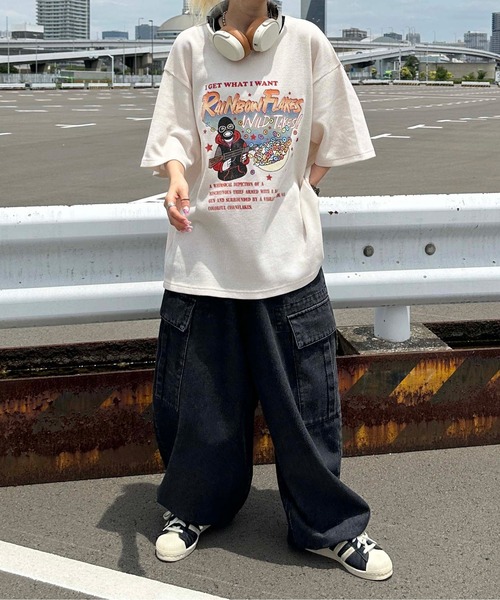 sedacle（セダクル）の「ワッフルリンガーTシャツ（Tシャツ/カットソー・メンズ・ブラック/ネイビー/アイボリー・MEDIUM/LARGE）」の9枚目の写真