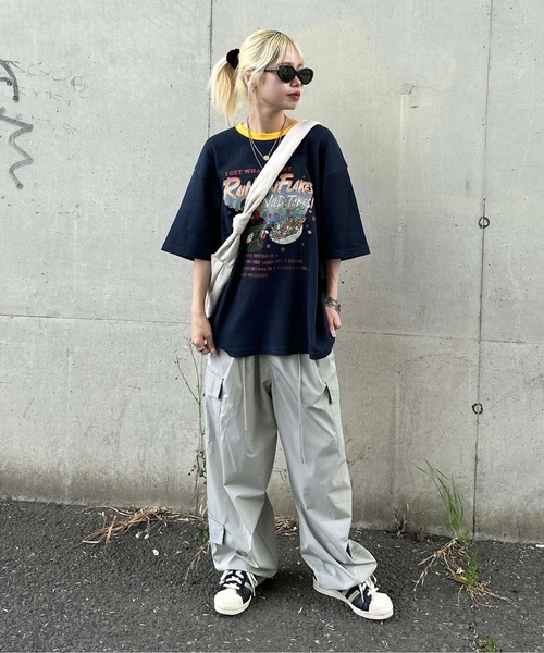 sedacle（セダクル）の「ワッフルリンガーTシャツ（Tシャツ/カットソー・メンズ・ブラック/ネイビー/アイボリー・MEDIUM/LARGE）」の21枚目の写真