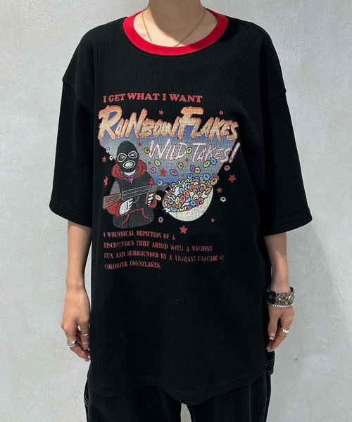sedacle（セダクル）の「ワッフルリンガーTシャツ（Tシャツ/カットソー・メンズ・ブラック/ネイビー/アイボリー・MEDIUM/LARGE）」の22枚目の写真