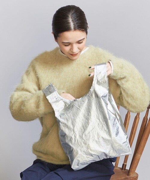 BAGGU（バグー）の「＜BAGGU＞メタリック ポケッタブルバッグ/BABY（トートバッグ・レディース・シルバー/ライム/ゴールド/ライトブルー/パープル/ピンク・FREE）」の8枚目の写真