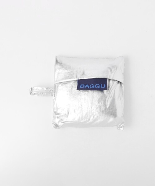 BAGGU（バグー）の「＜BAGGU＞メタリック ポケッタブルバッグ/BABY（トートバッグ・レディース・シルバー/ライム/ゴールド/ライトブルー/パープル/ピンク・FREE）」の20枚目の写真