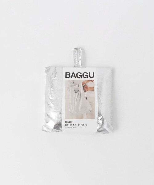 BAGGU（バグー）の「＜BAGGU＞メタリック ポケッタブルバッグ/BABY（トートバッグ・レディース・シルバー/ライム/ゴールド/ライトブルー/パープル/ピンク・FREE）」の22枚目の写真