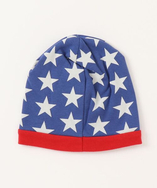 HYSTERIC MINI（ヒステリックミニ）の「MY FIRST HYSTERIC FUNLANDBABYキャップ（ニットキャップ/ビーニー・キッズ・ピンク/ブルー・FREE）」の3枚目の写真