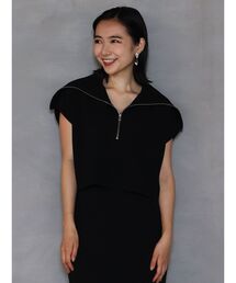 LAGUNAMOON | ショートZIPカットトップス(Tシャツ/カットソー)