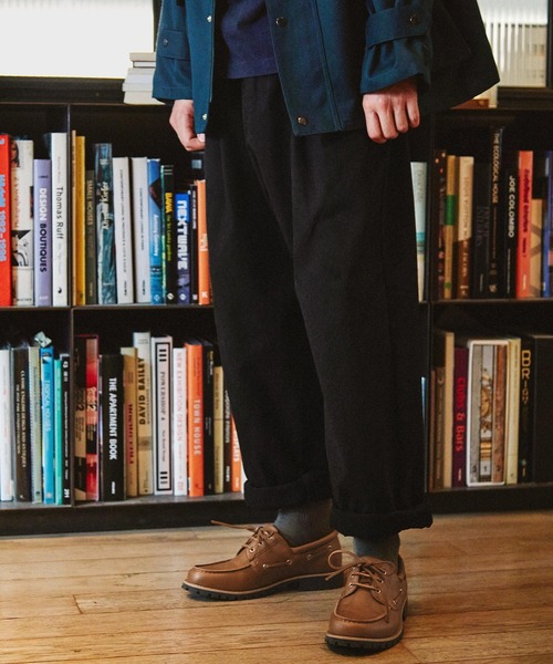 EMMA CLOTHES（エマクローズ）の「クラシカルデッキシューズ EMMA CLOTHES（モカシン/デッキシューズ・メンズ・ダークブラウン/ブラック/ライトブラウン・M/L/S）」の9枚目の写真