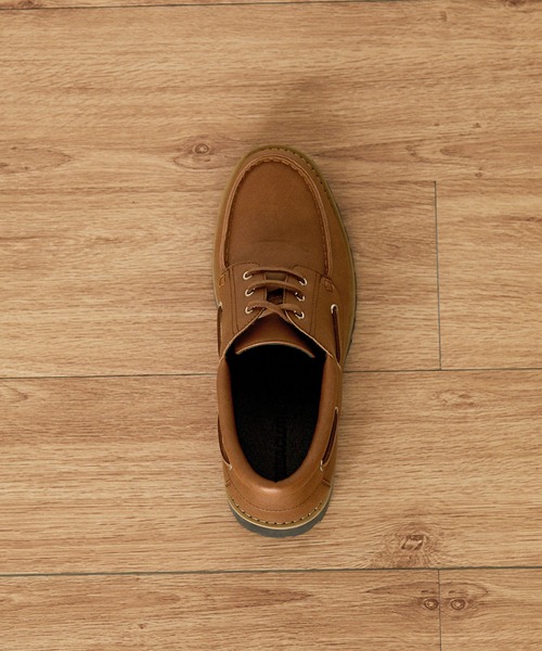 EMMA CLOTHES（エマクローズ）の「クラシカルデッキシューズ EMMA CLOTHES（モカシン/デッキシューズ・メンズ・ダークブラウン/ブラック/ライトブラウン・M/L/S）」の16枚目の写真
