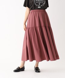 OPAQUE.CLIP | ボリュームティアードスカート【洗濯機洗い可/イージーケア】(スカート)