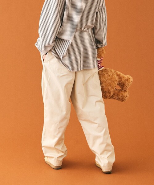 TOWNCRAFT（タウンクラフト）の「TOWN CRAFT/タウンクラフト 別注 ツイルイージーパンツ（チノパンツ・メンズ・チャコールグレー/オリーブ/ブラック/ナチュラル/ベージュ・MEDIUM/LARGE/SMALL）」の7枚目の写真