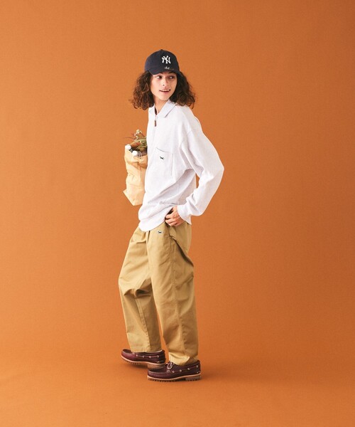 TOWNCRAFT（タウンクラフト）の「TOWN CRAFT/タウンクラフト 別注 ツイルイージーパンツ（チノパンツ・メンズ・チャコールグレー/オリーブ/ブラック/ナチュラル/ベージュ・MEDIUM/LARGE/SMALL）」の10枚目の写真