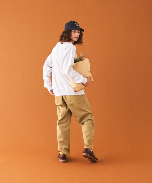 TOWNCRAFT（タウンクラフト）の「TOWN CRAFT/タウンクラフト 別注 ツイルイージーパンツ（チノパンツ・メンズ・チャコールグレー/オリーブ/ブラック/ナチュラル/ベージュ・MEDIUM/LARGE/SMALL）」の11枚目の写真