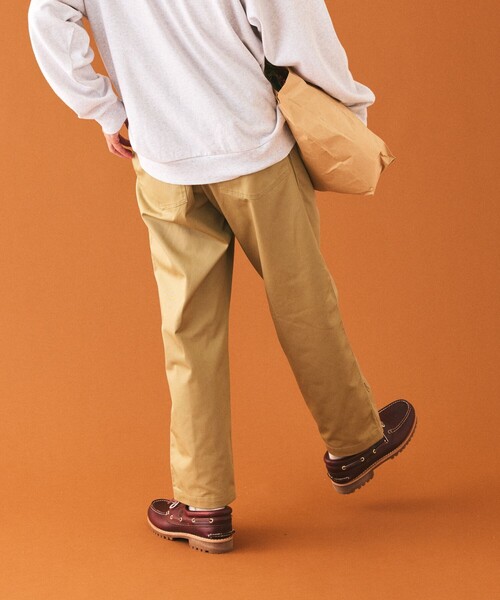 TOWNCRAFT（タウンクラフト）の「TOWN CRAFT/タウンクラフト 別注 ツイルイージーパンツ（チノパンツ・メンズ・チャコールグレー/オリーブ/ブラック/ナチュラル/ベージュ・MEDIUM/LARGE/SMALL）」の12枚目の写真
