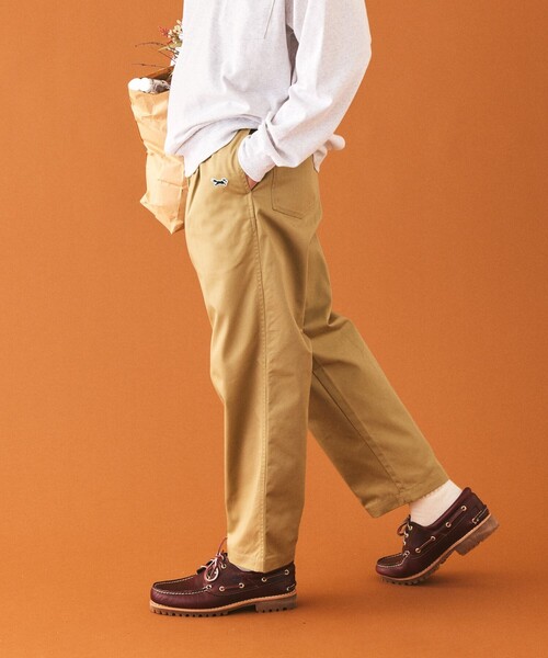 TOWNCRAFT（タウンクラフト）の「TOWN CRAFT/タウンクラフト 別注 ツイルイージーパンツ（チノパンツ・メンズ・チャコールグレー/オリーブ/ブラック/ナチュラル/ベージュ・MEDIUM/LARGE/SMALL）」の13枚目の写真