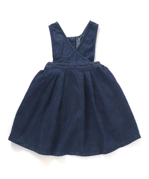 BREEZE(ブリーズ)の「2WAYジャンスカ(ジャンパースカート・キッズ・アイボリー/イエロー/インディゴブルー・130/100/120/90/110/80)」の12枚目の写真