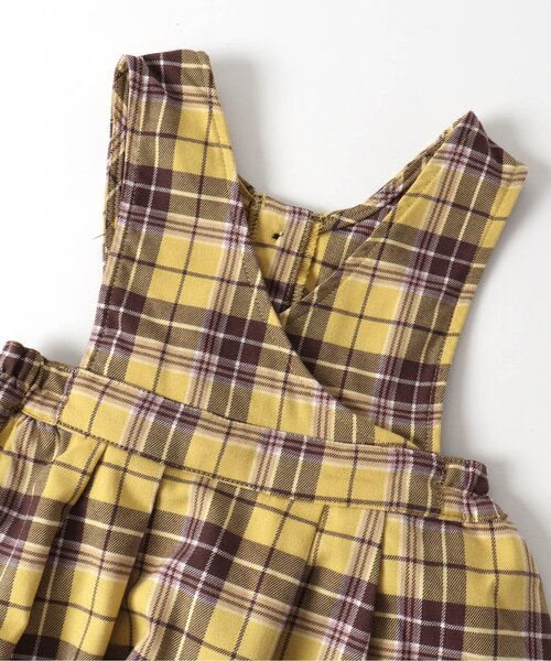 BREEZE(ブリーズ)の「2WAYジャンスカ(ジャンパースカート・キッズ・アイボリー/イエロー/インディゴブルー・130/100/120/90/110/80)」の6枚目の写真