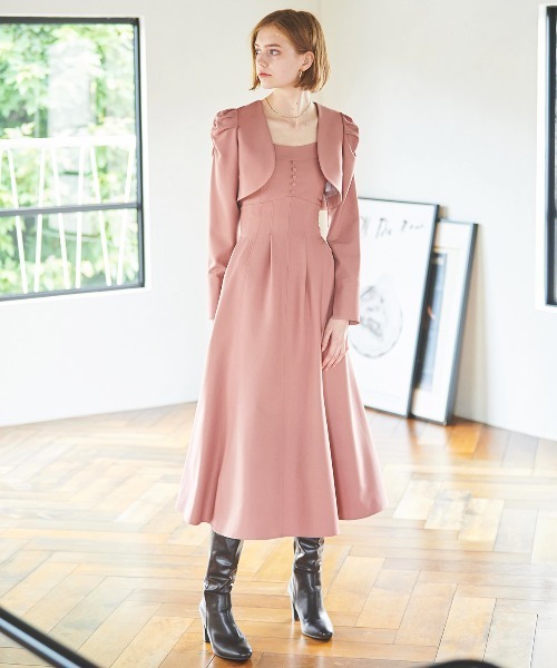 着物生地　ワンピース　ボレロ　アンサンブル AND COUTURE（アンドクチュール）の「ボレロアンサンブル