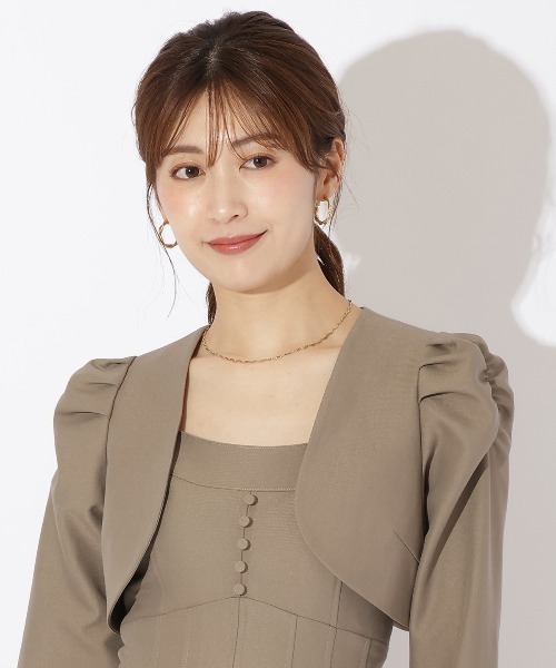 着物生地　ワンピース　ボレロ　アンサンブル AND COUTURE（アンドクチュール）の「ボレロアンサンブル
