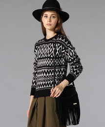 GUILD PRIME | 【GUILD PRIME】WOMENS シャイニーボヘミアンニット(ニット/セーター)