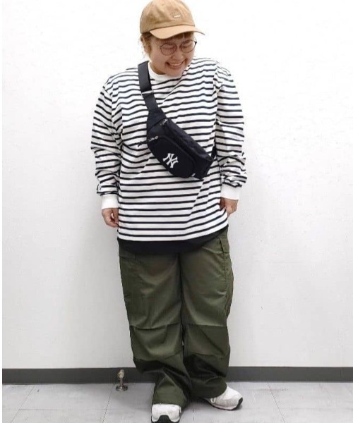 NAVY(ネイビー)の「NAVY USコットン100% ボーダー長袖Tシャツ(Tシャツ/カットソー・メンズ・ブラック/ホワイト/ネイビー/ブラウン・M/S/L/XL/XXL)」の22枚目の写真