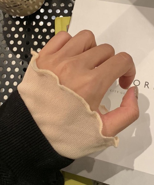 DiamondHearts（ダイヤモンドハーツ）の「シースルートップス（Tシャツ/カットソー・レディース・グレー/ブラック/ベージュ/ホワイト/ライトベージュ・FREE）」の9枚目の写真